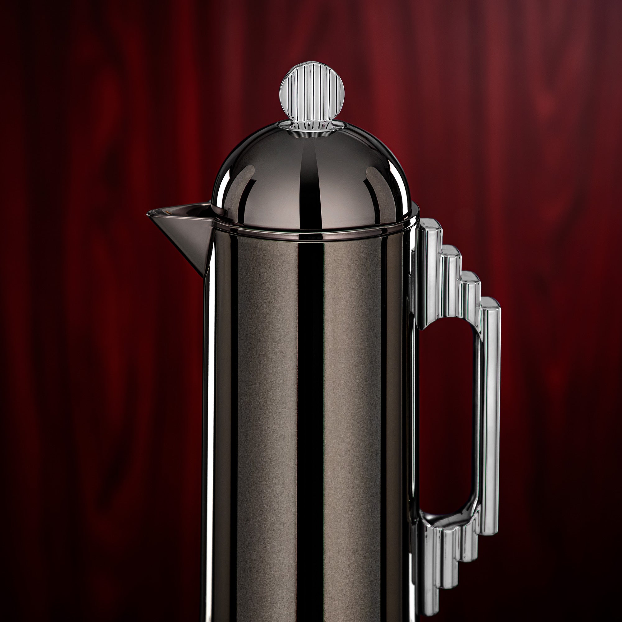 Almarjan Vacuum Flask Set 0.7L & 1L Gun Black & Silver