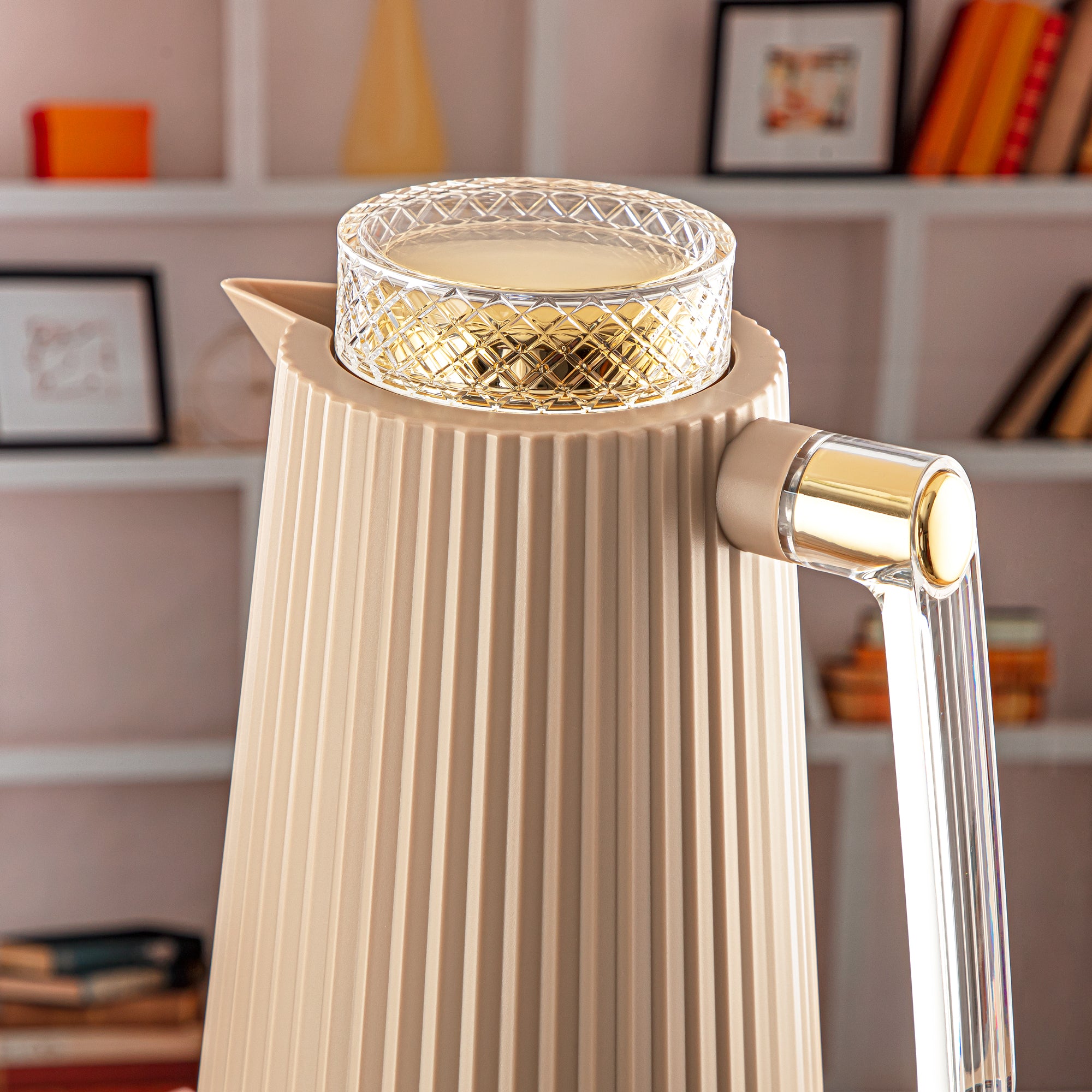 Almarjan 2 Pieces Vacuum Flask Set Khaki - GT106-100/130 SD/G/TR