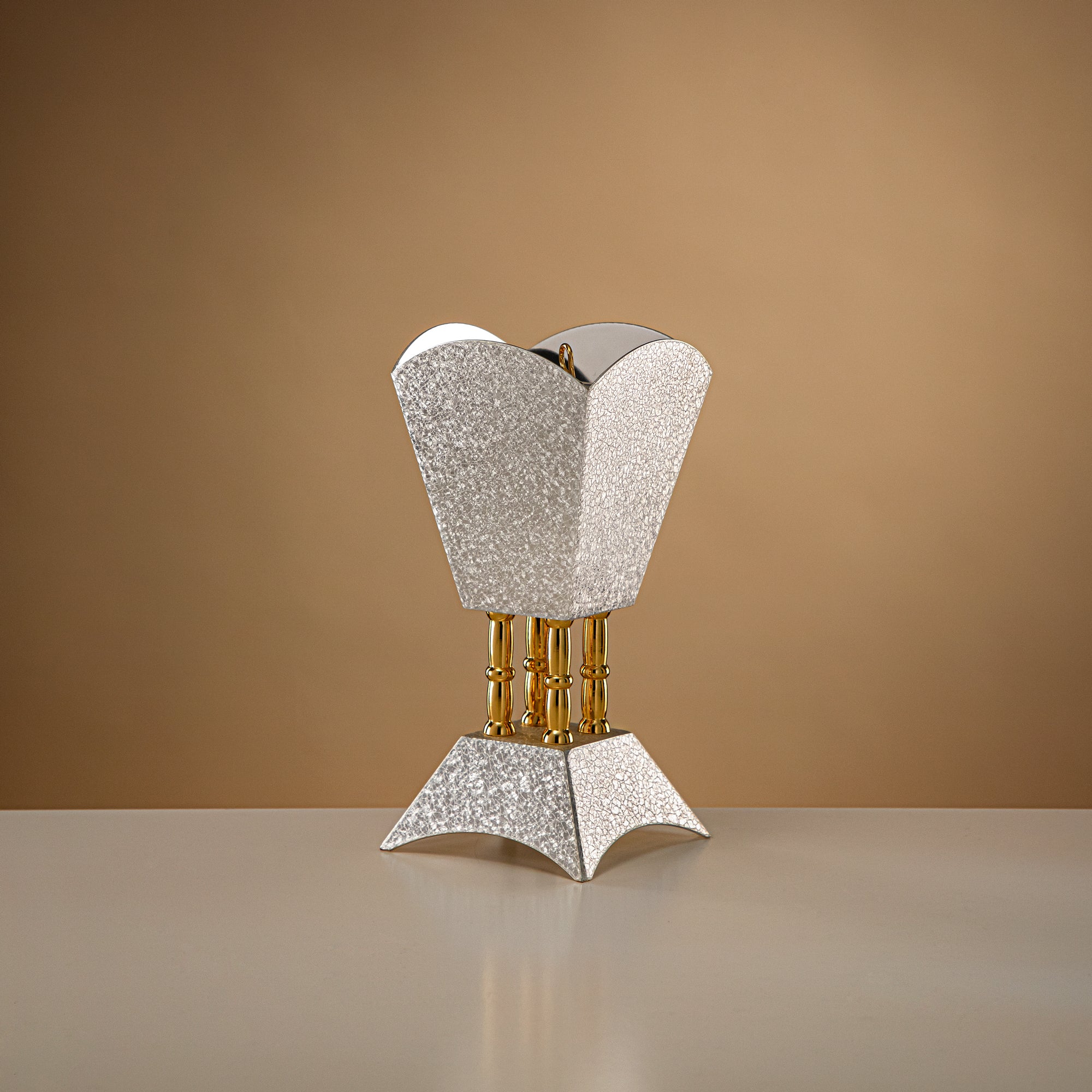 Almarjan Incense Burner Silver & Gold 20.5cm