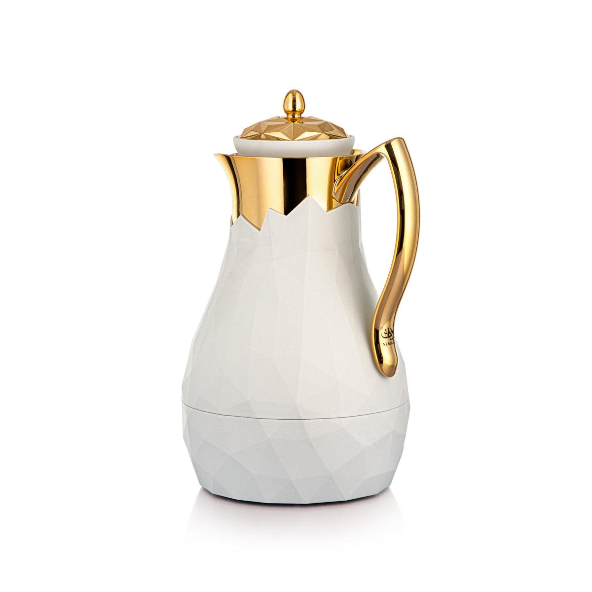 Almarjan 1 Liter Vacuum Flask Matt Ivory & Gold - SM-2C131-100 IV/G