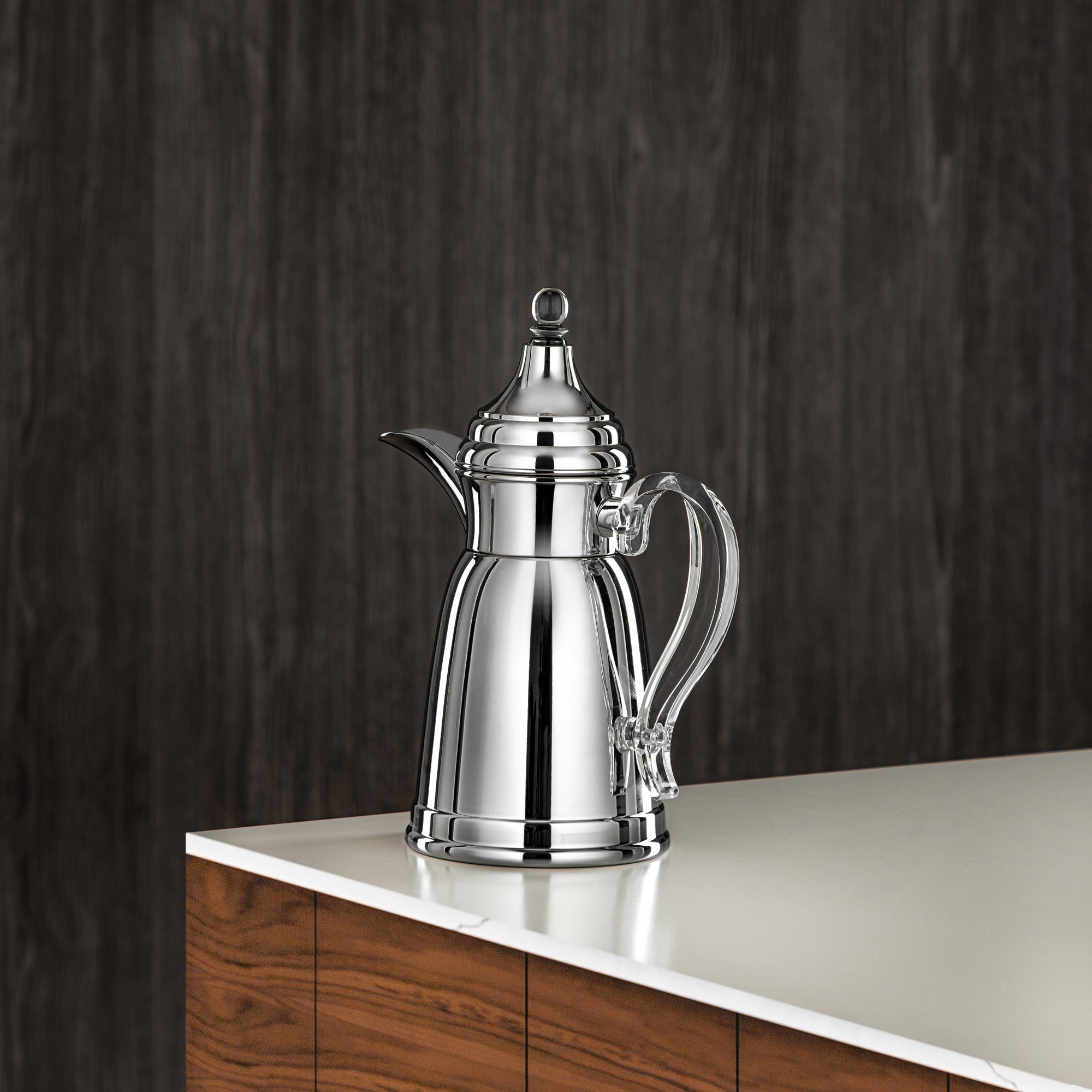 Almarjan 350 ML Stainless Steel Double Wall Flask Silver - SM-2E02-035 C
