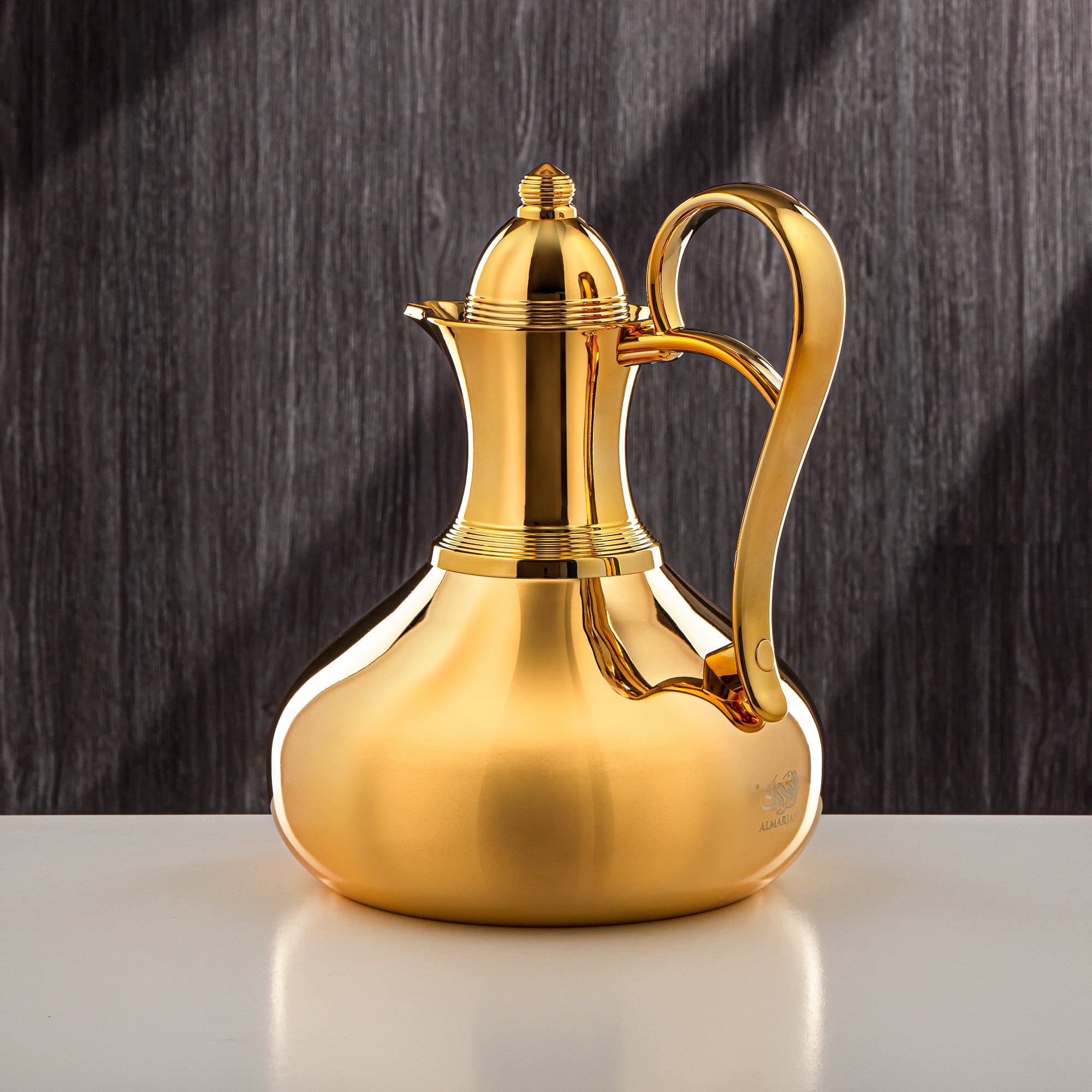 Almarjan 1 Liter Stainless Steel Vacuum Flask Gold - SS-Queen-10T G/G