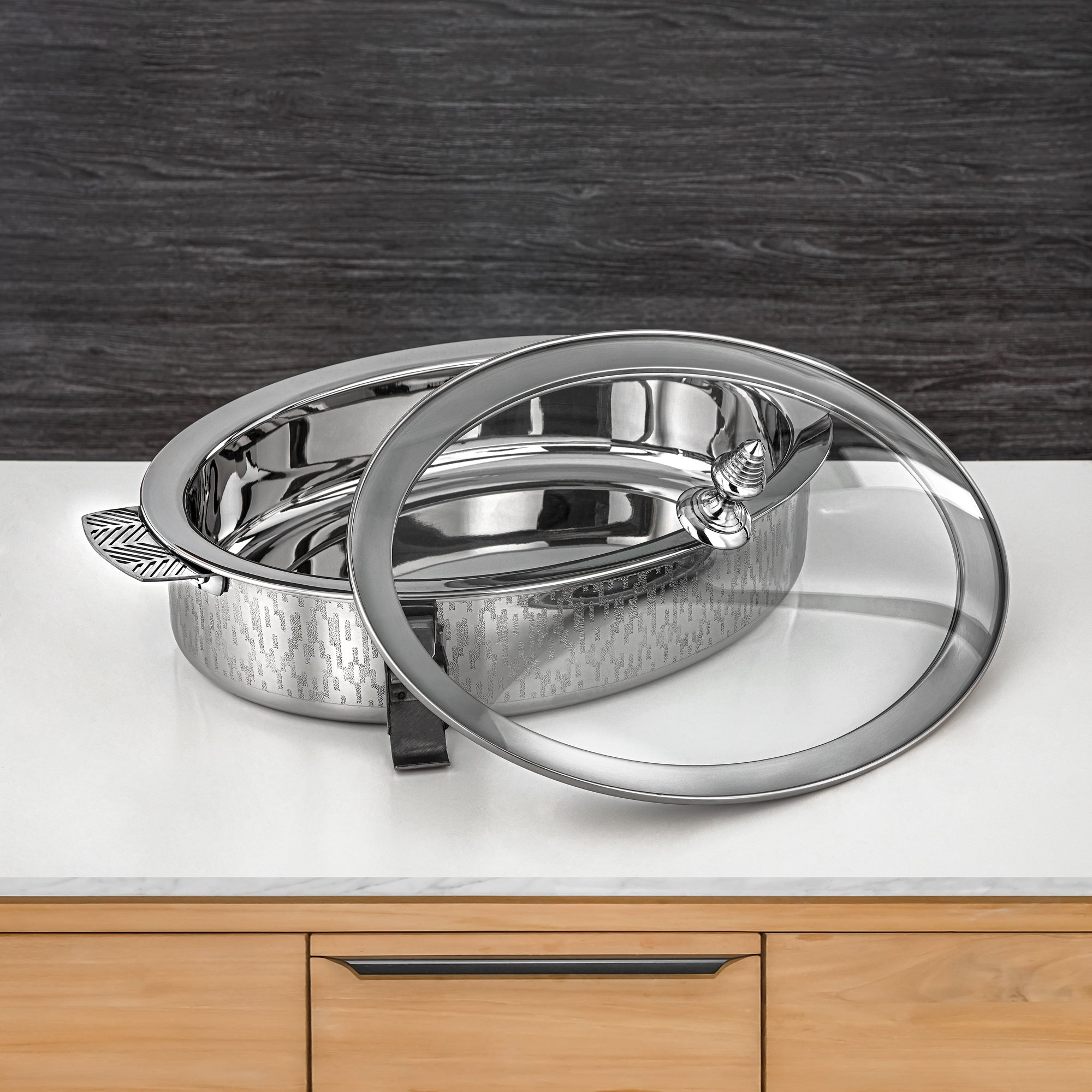 حرارات المرجان مجموعة مندي 40 سم فضي