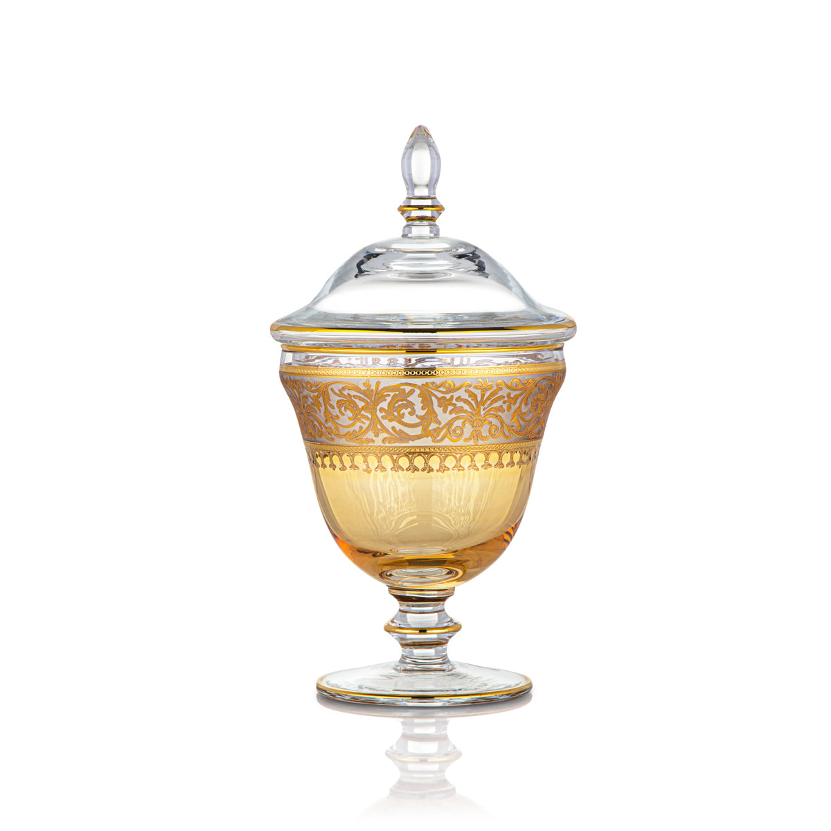 وعاء حلوى زجاجي من كومبي 10 سم G917ZS-11/27/200