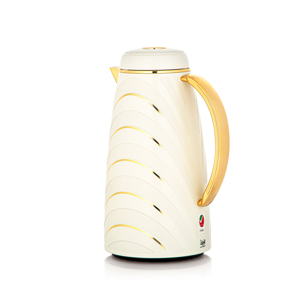Almarjan 2 Pieces Vacuum Flask Set Ivory & Gold - PYP-0700/1000Q330YZC95-H189