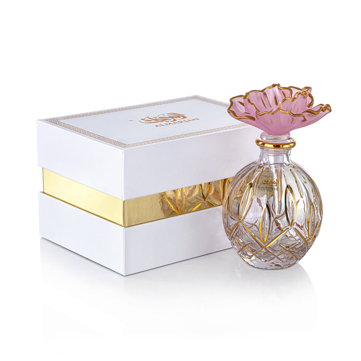 Almarjan 16 Tola Perfume Bottle - VR-HAM015-PG Pink