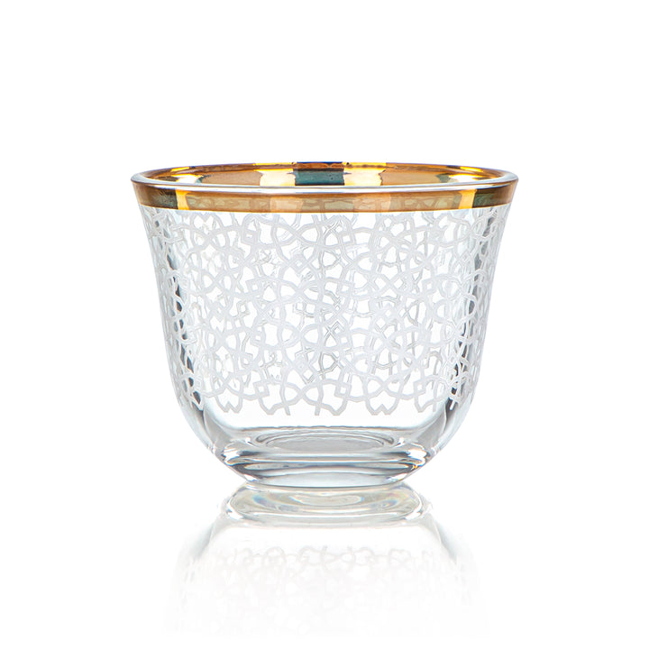 Almarjan 50 ML Glass Cawa Cup - 1013B-HEX