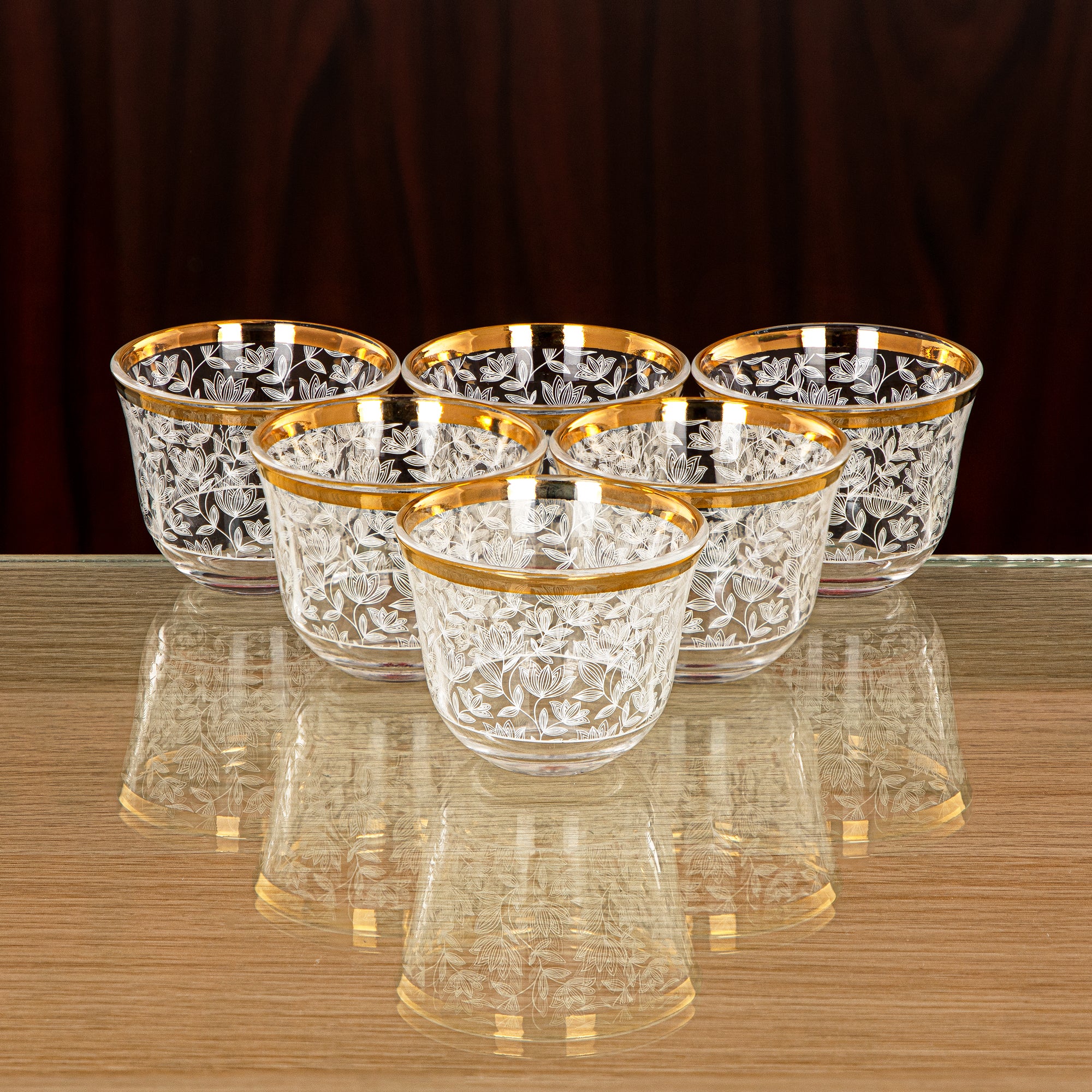 Almarjan 50 ML Glass Cawa Cup - 1013B-SYE