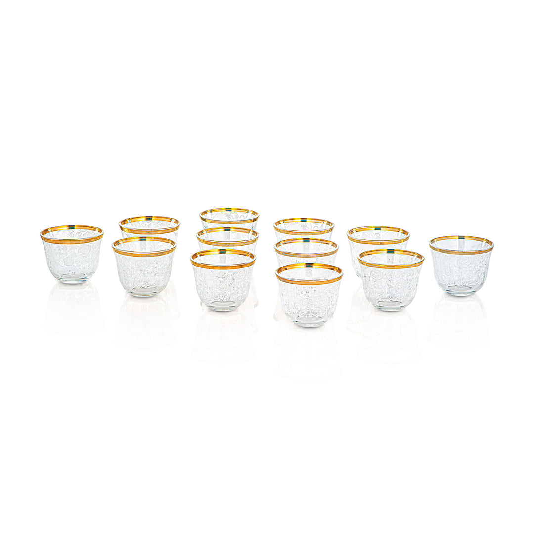 Tasse Cawa en verre Almarjan 50 ML - 1013B-WRT