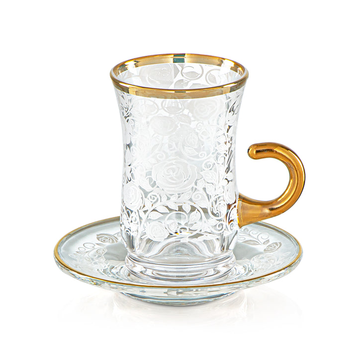 Tasse à thé en verre Almarjan 120 ML - 1043BJ-0001P-WRT