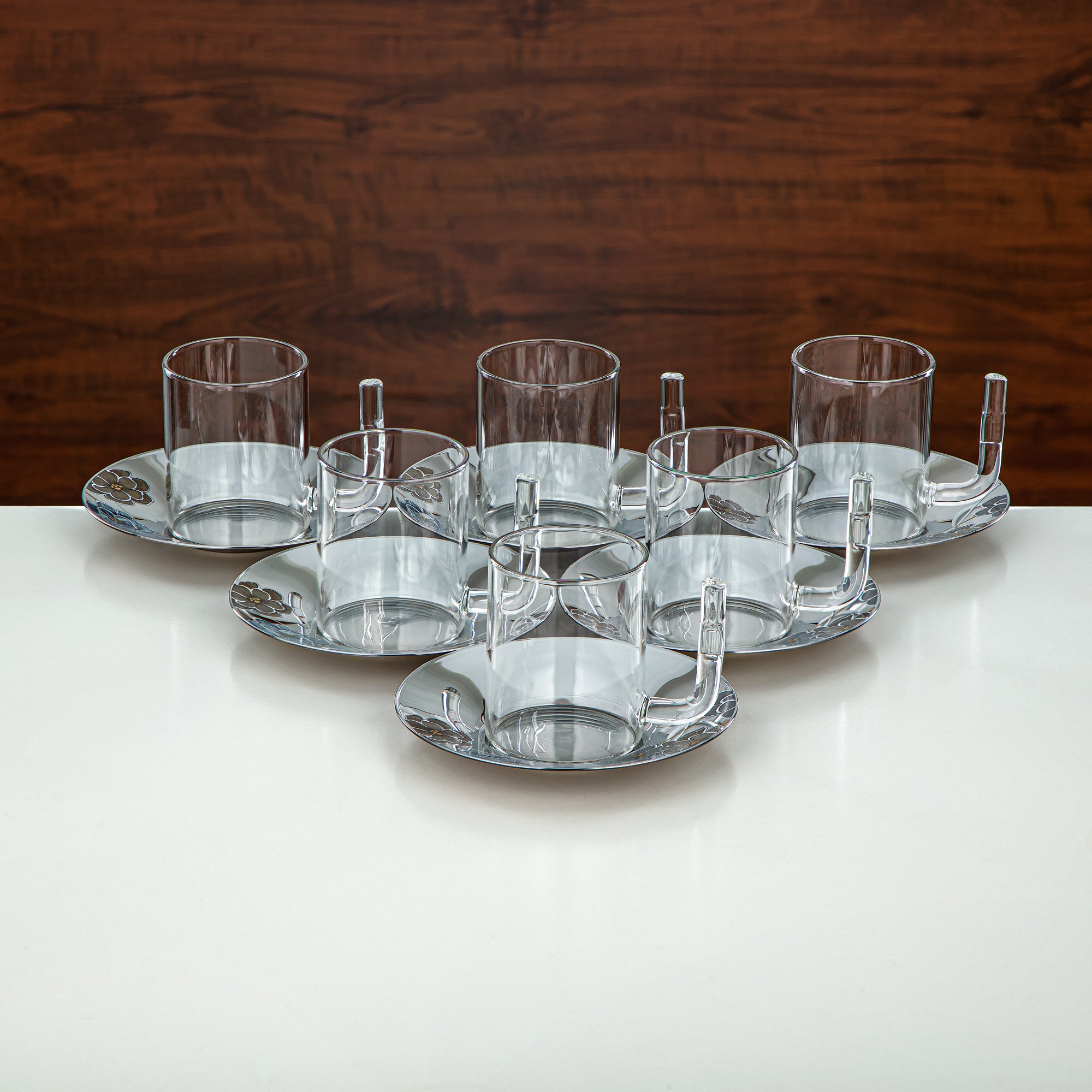 Almarjan Vacuum Flask Set 20 Pieces | Matt Silver & Matt Gold 1L + 1L (GOK-S-MS-MG + 18PCS-12256-2) – Elegant Serving | Gatherings, Special Occasions, Ramadan, Eid