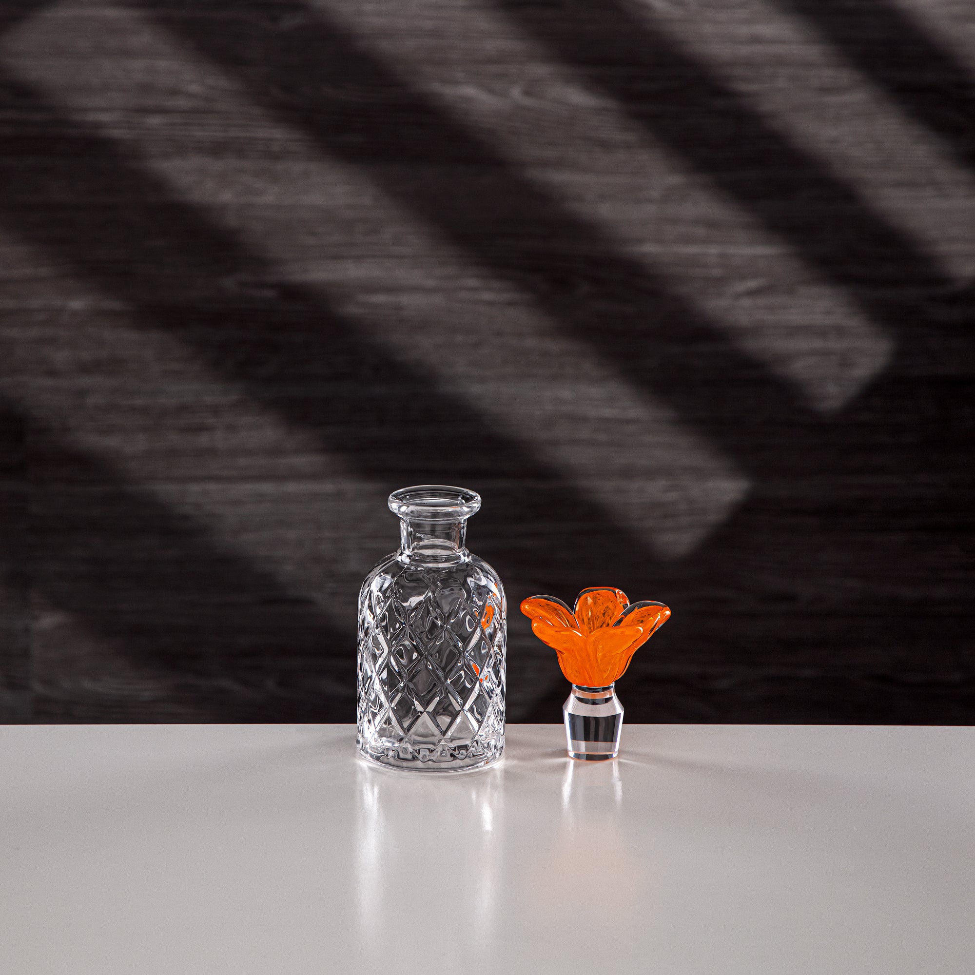 Almarjan Perfume Bottle Clear with Orange Flower