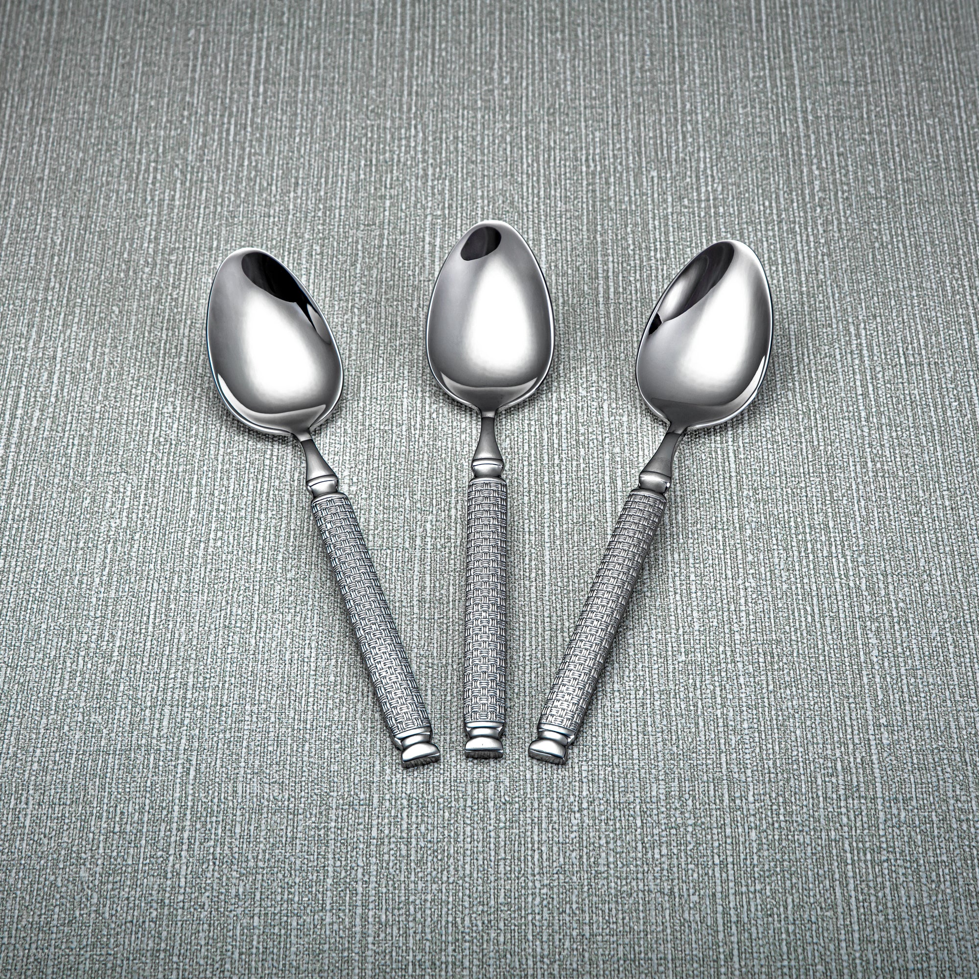 Almarjan Stainless Steel 3 Pieces Dinner Spoon Set Silver - CUT0010281