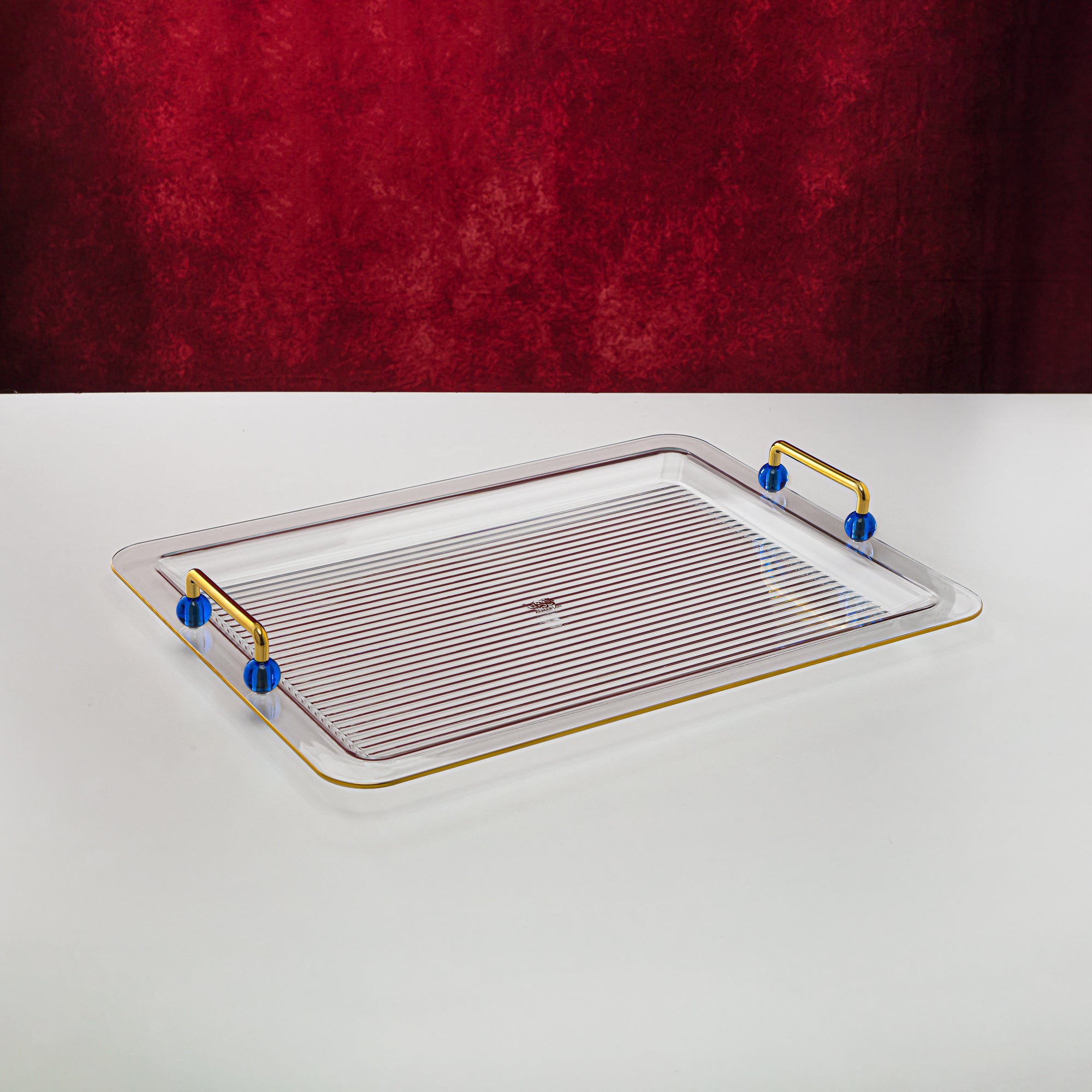 Almarjan 55 CM Rectangle Acrylic Tray - FB03-550 NV/G