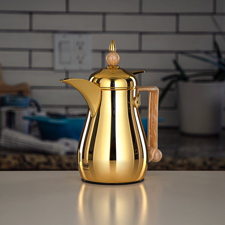 Almarjan 0.35 Liter Vacuum Flask Gold - FG803-035 PBG/G