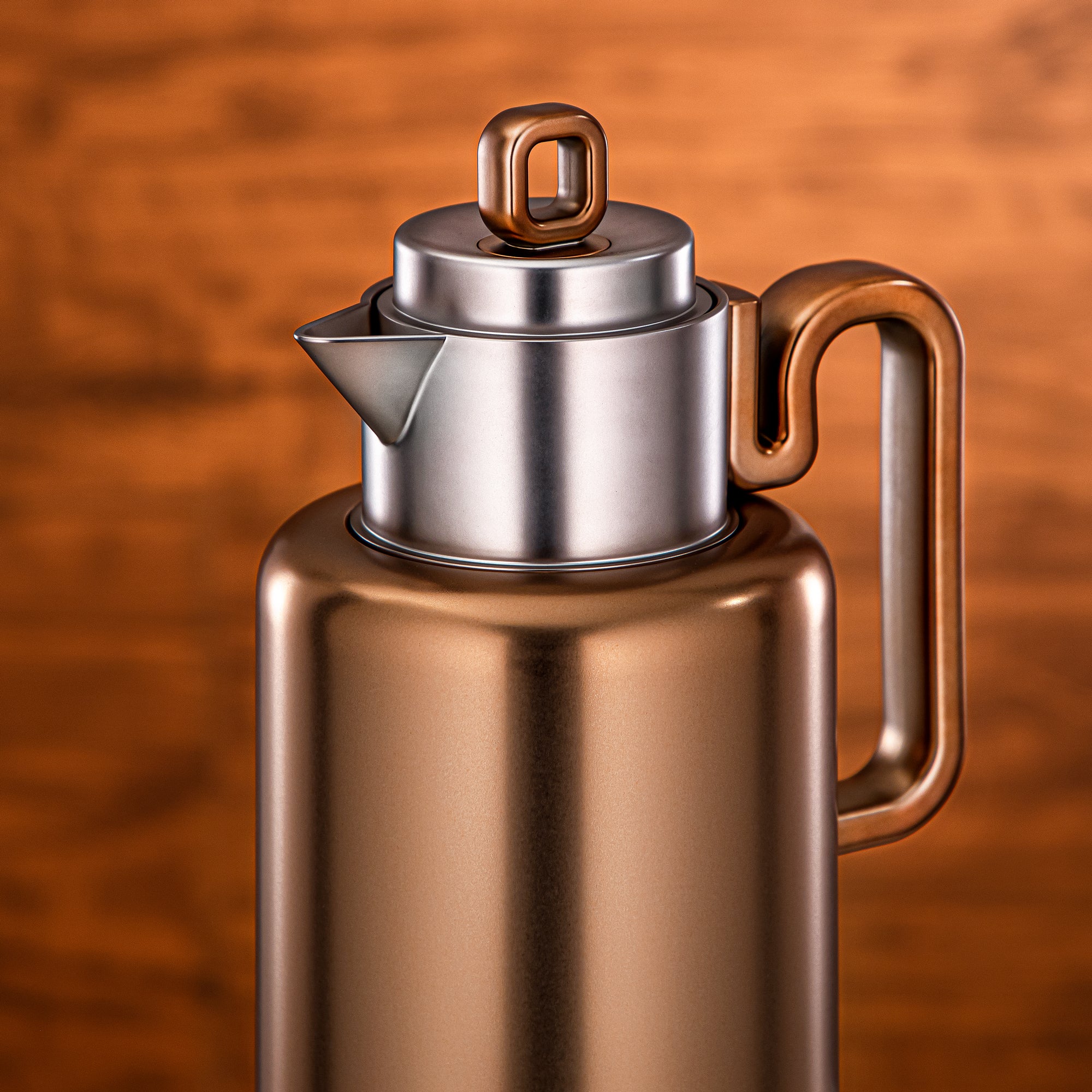 Always Almarjan Vacuum flask Set 0.5 liter + 1 liter matt rose gold & matt nickel (FG815-050/100 MRG/MNI)