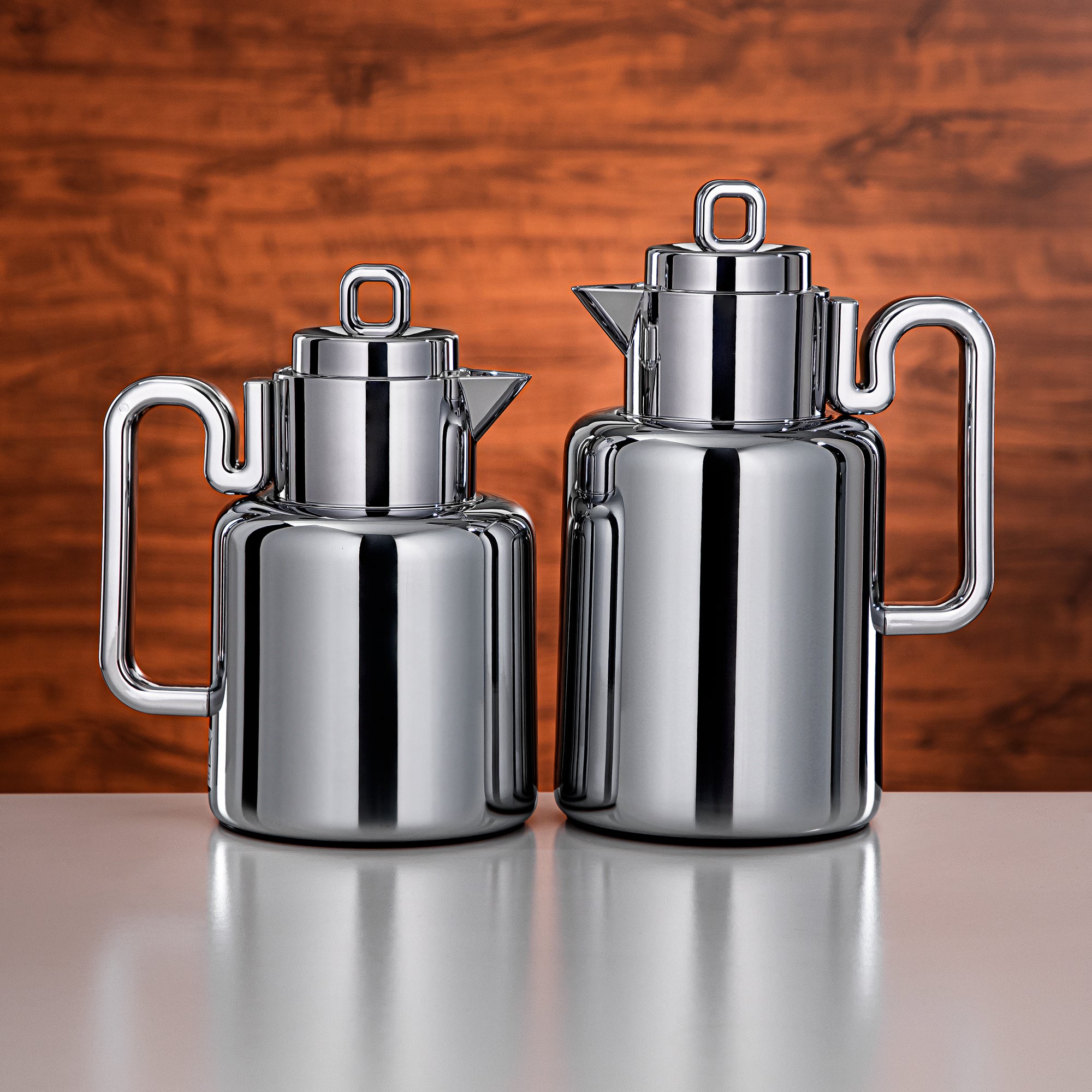 Always Almarjan Vacuum flask Set 0.5 liter + 1 liter silver (FG815-050/100 ALLC)