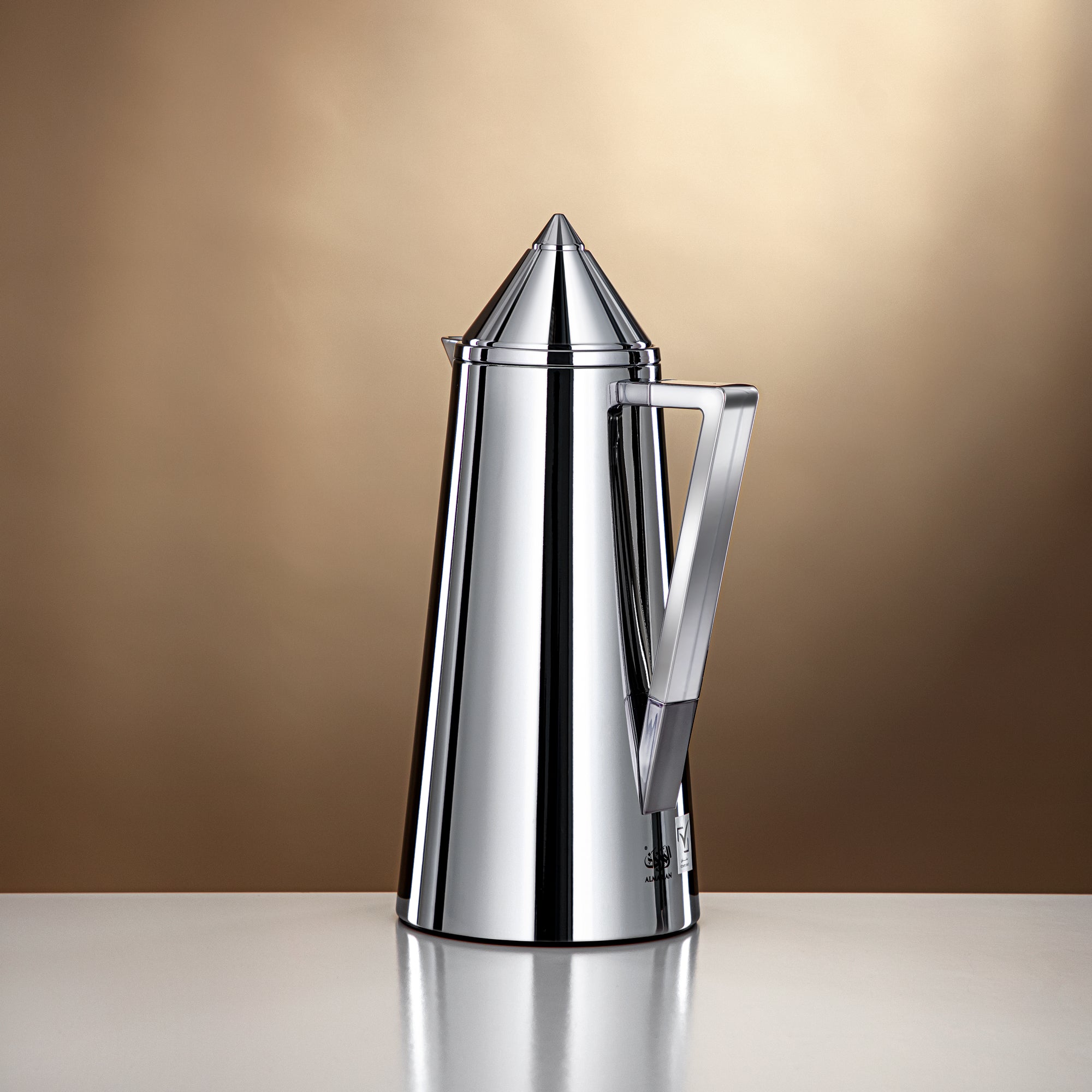 Almarjan Vacuum Flask Set 0.7L + 1.0L Silver (FG818-070/100 ALLC)