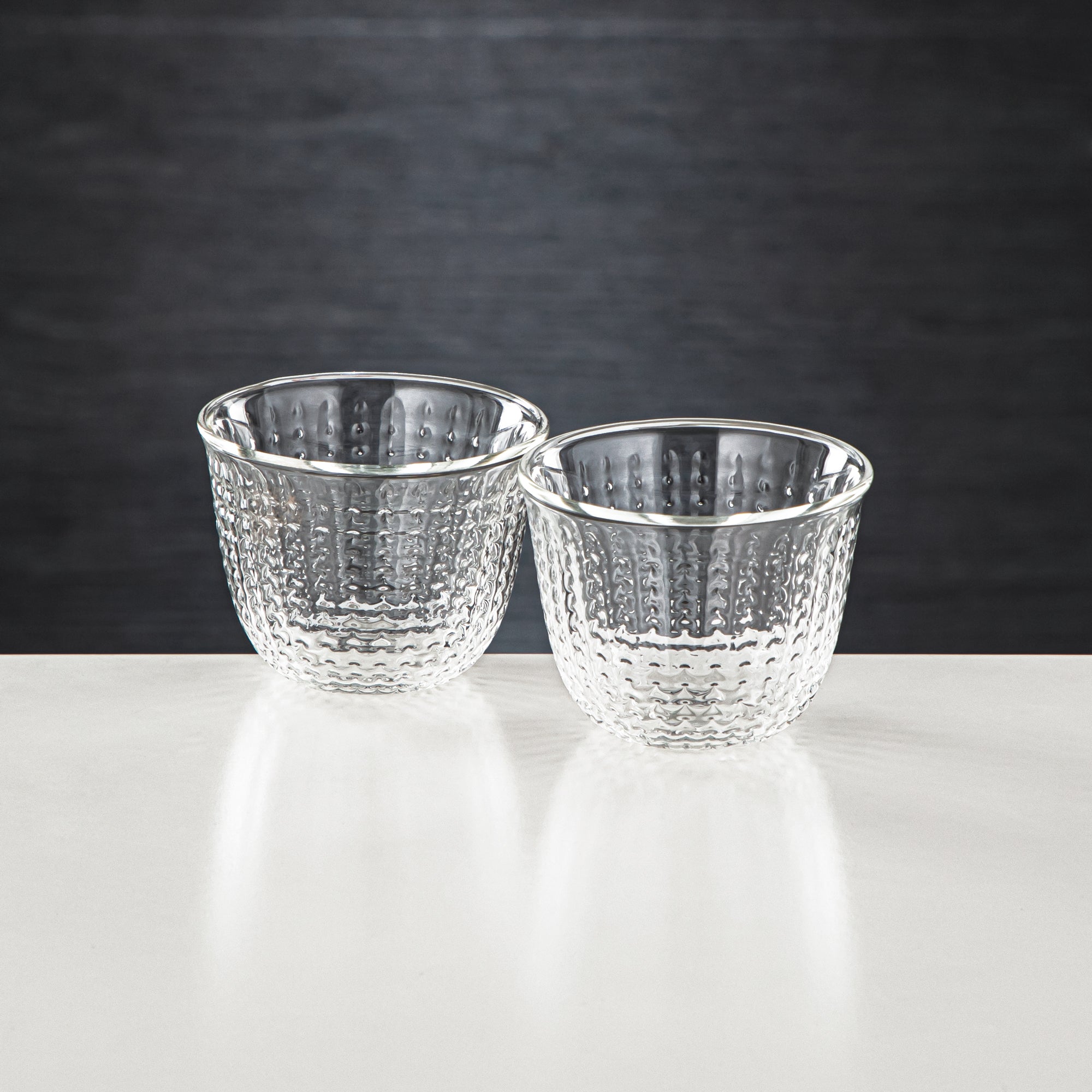 Almarjan 6 Pieces Double Wall Glass Cawa Cup - GLS0010105