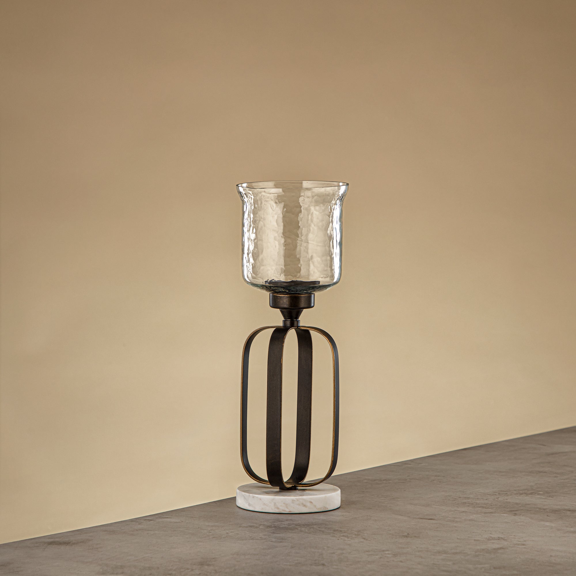 Almarjan Votive Holder 32cm Dark Bronze