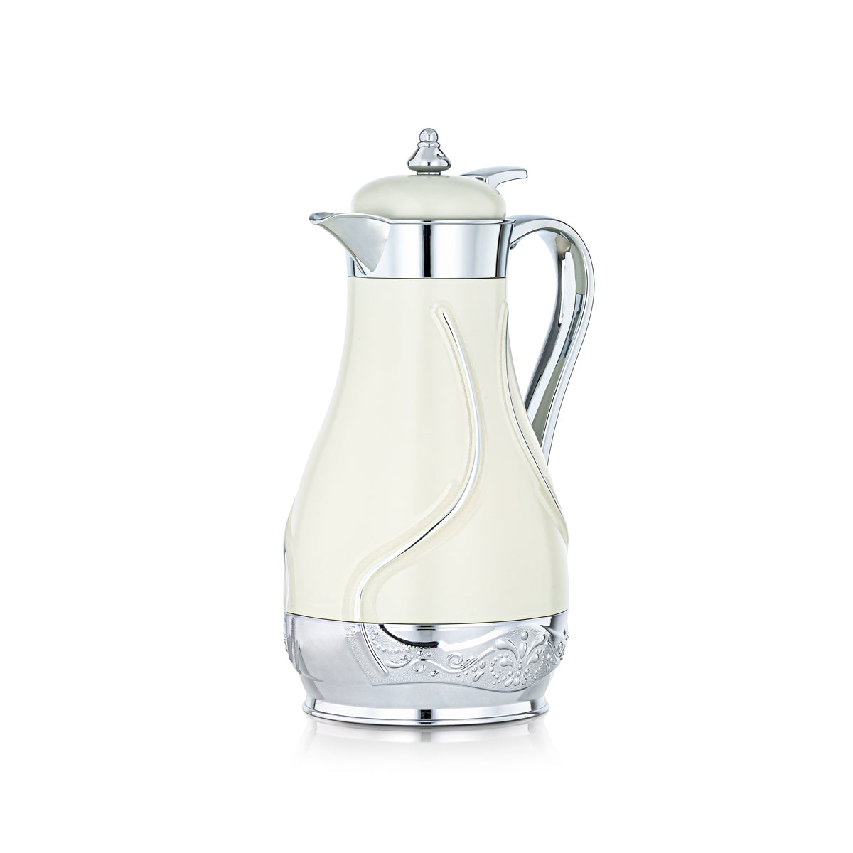 Ensemble de 2 flacons isothermes Almarjan blanc et argent - QKP-0700/1000Q330YZC-H195N
