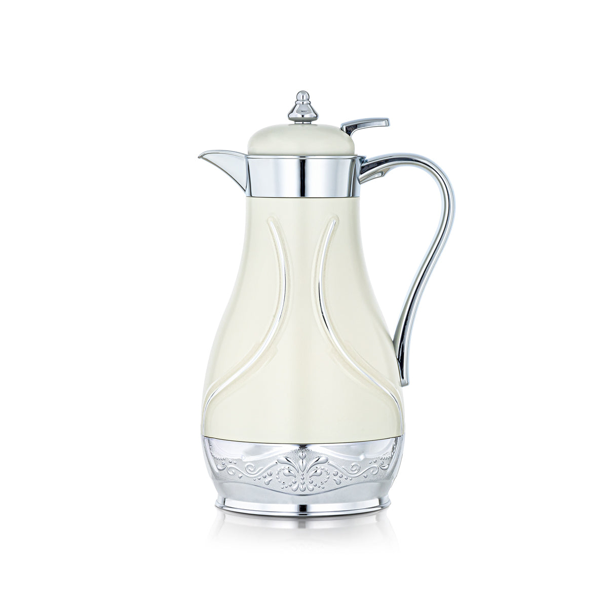Ensemble de 2 flacons isothermes Almarjan blanc et argent - QKP-0700/1000Q330YZC-H195N