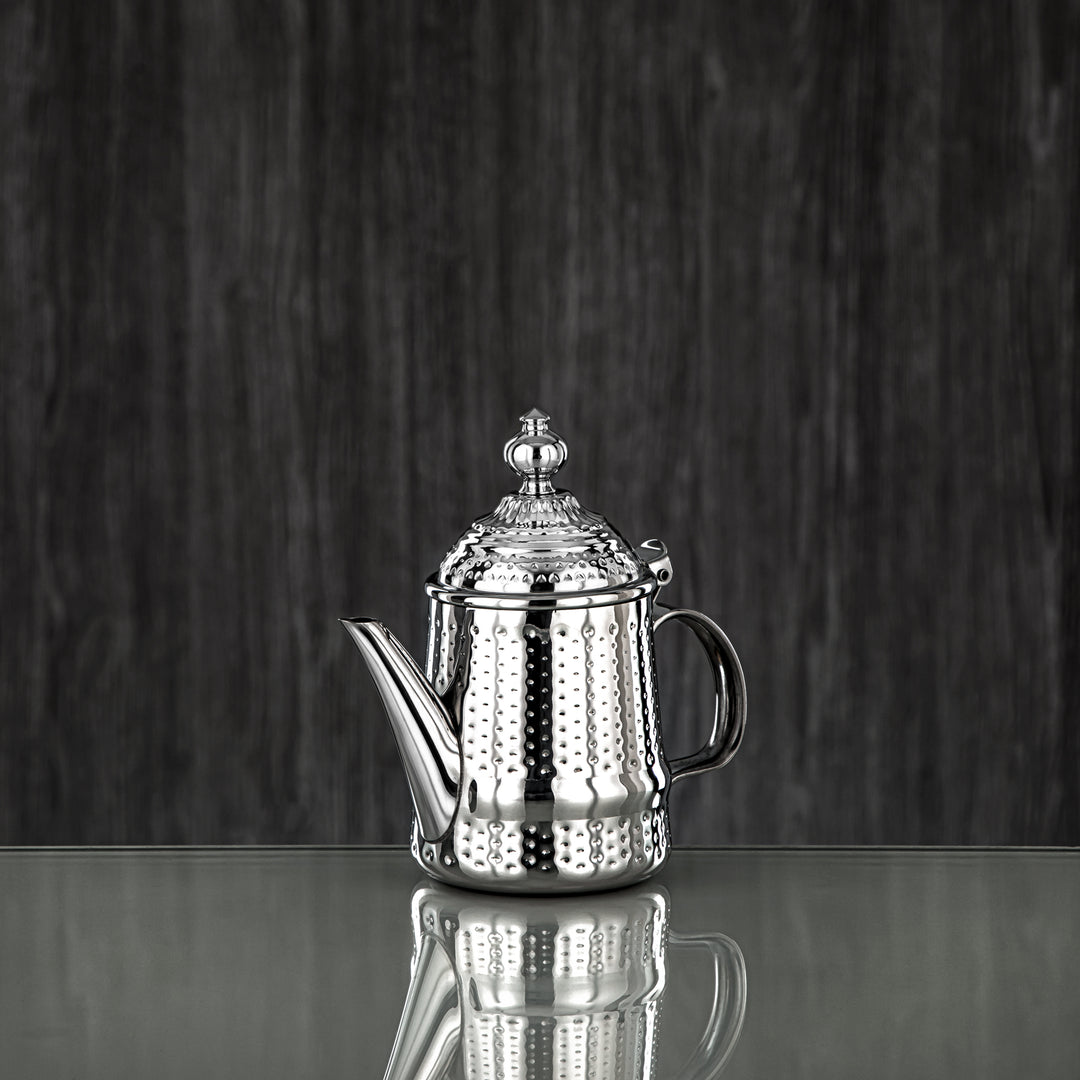 Almarjan 13 Ounce Barari Collection Stainless Steel Teapot Silver - STS0013044