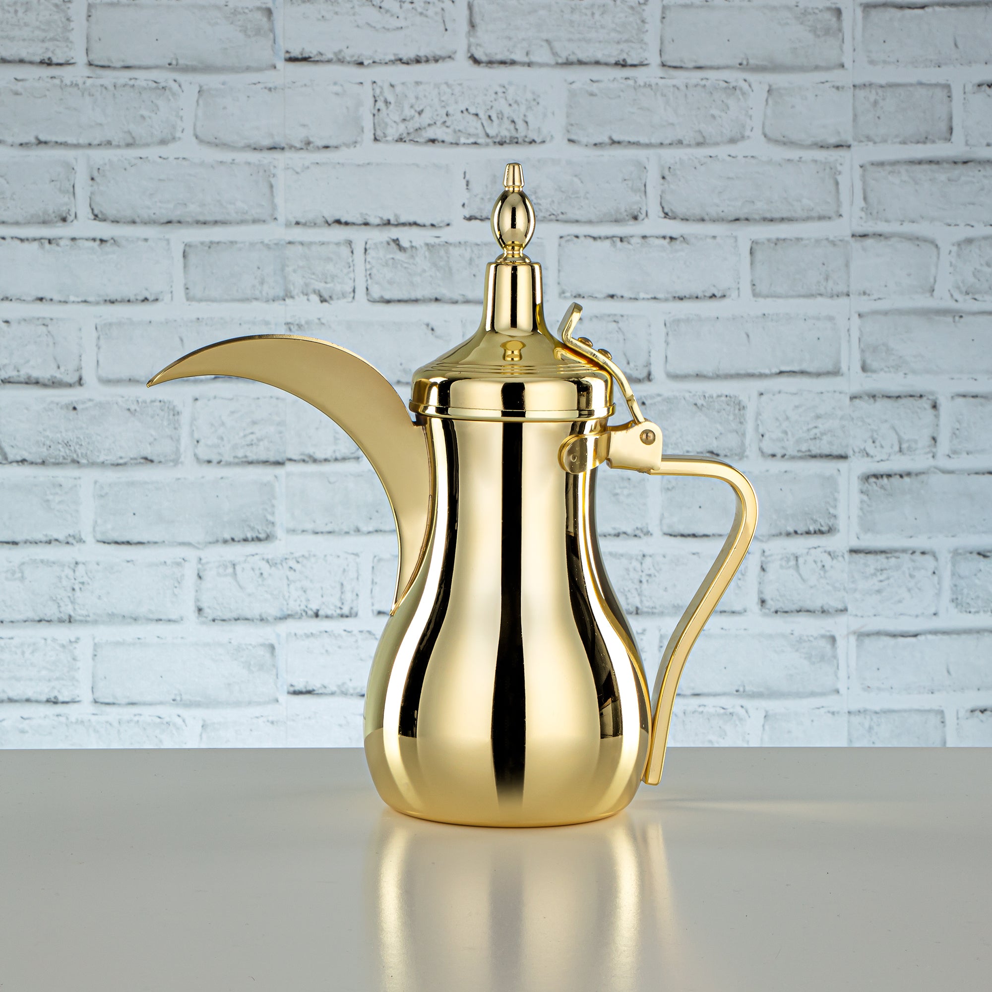 Almarjan 2 Pieces Albawadi Collection Stainless Steel Tea & Coffee Set - STS0013128