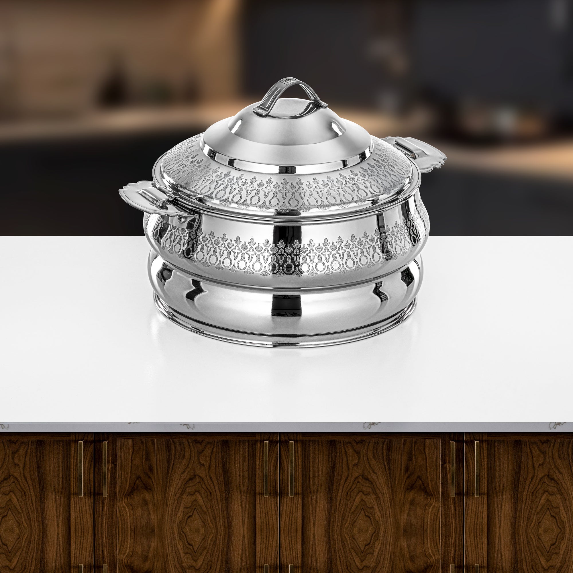 Almarjan Kawakeb Hot Pot Set 3 Pieces Silver