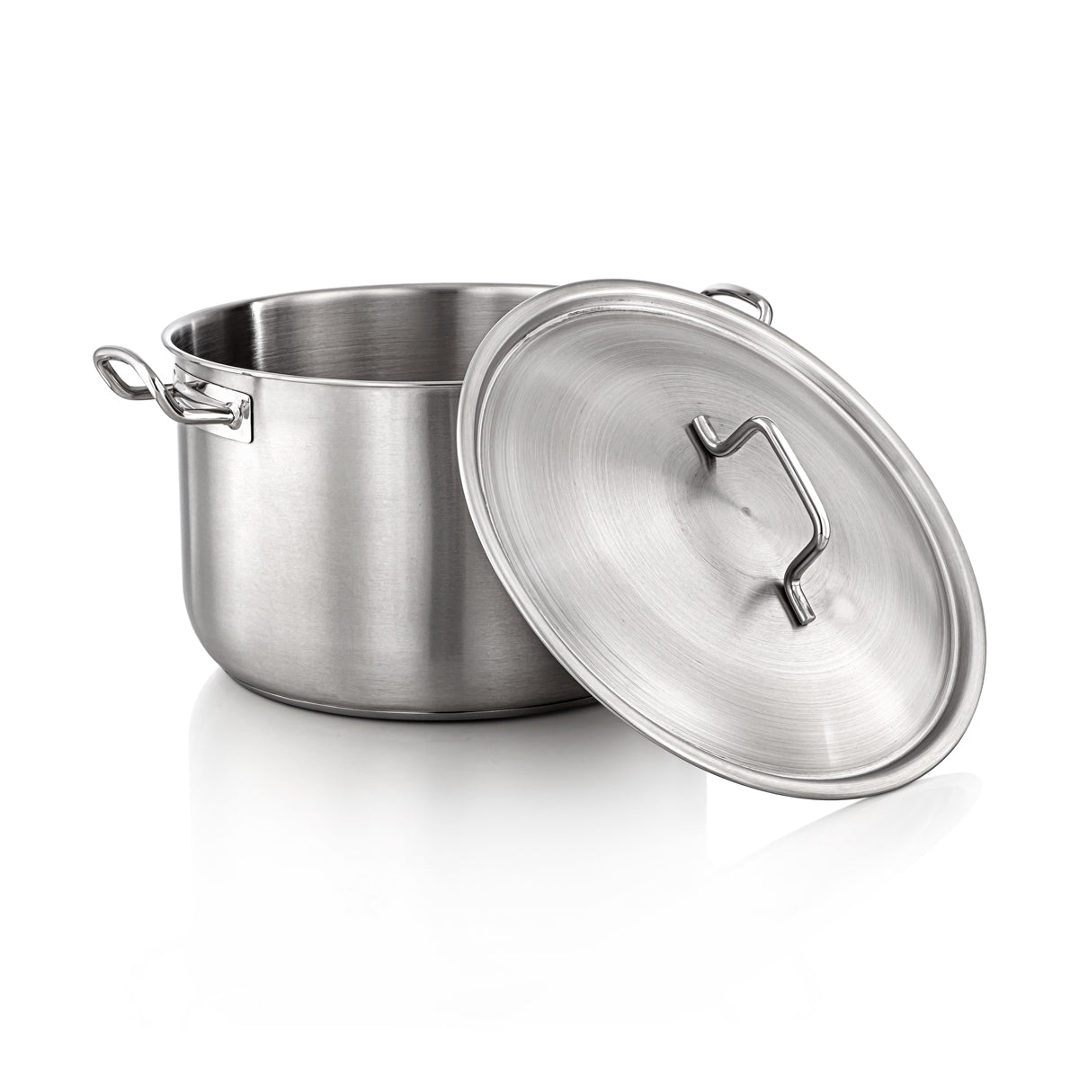 Almarjan 38 CM Professional Collection Stainless Steel Stock Cooking Pot - STS0299016