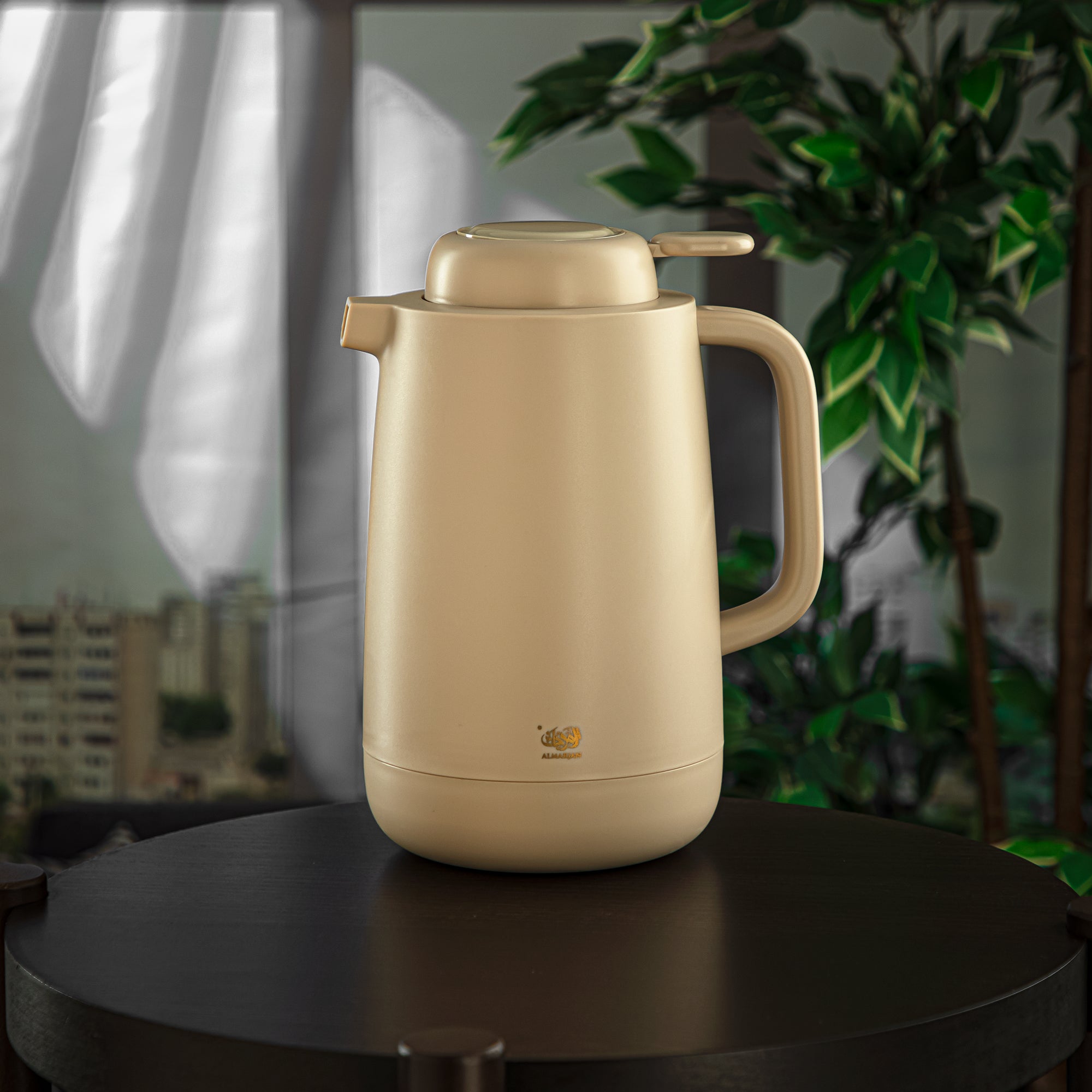 Almarjan 1.5 Liter Vacuum Flask Matt Beige - UKM22-150 MBG