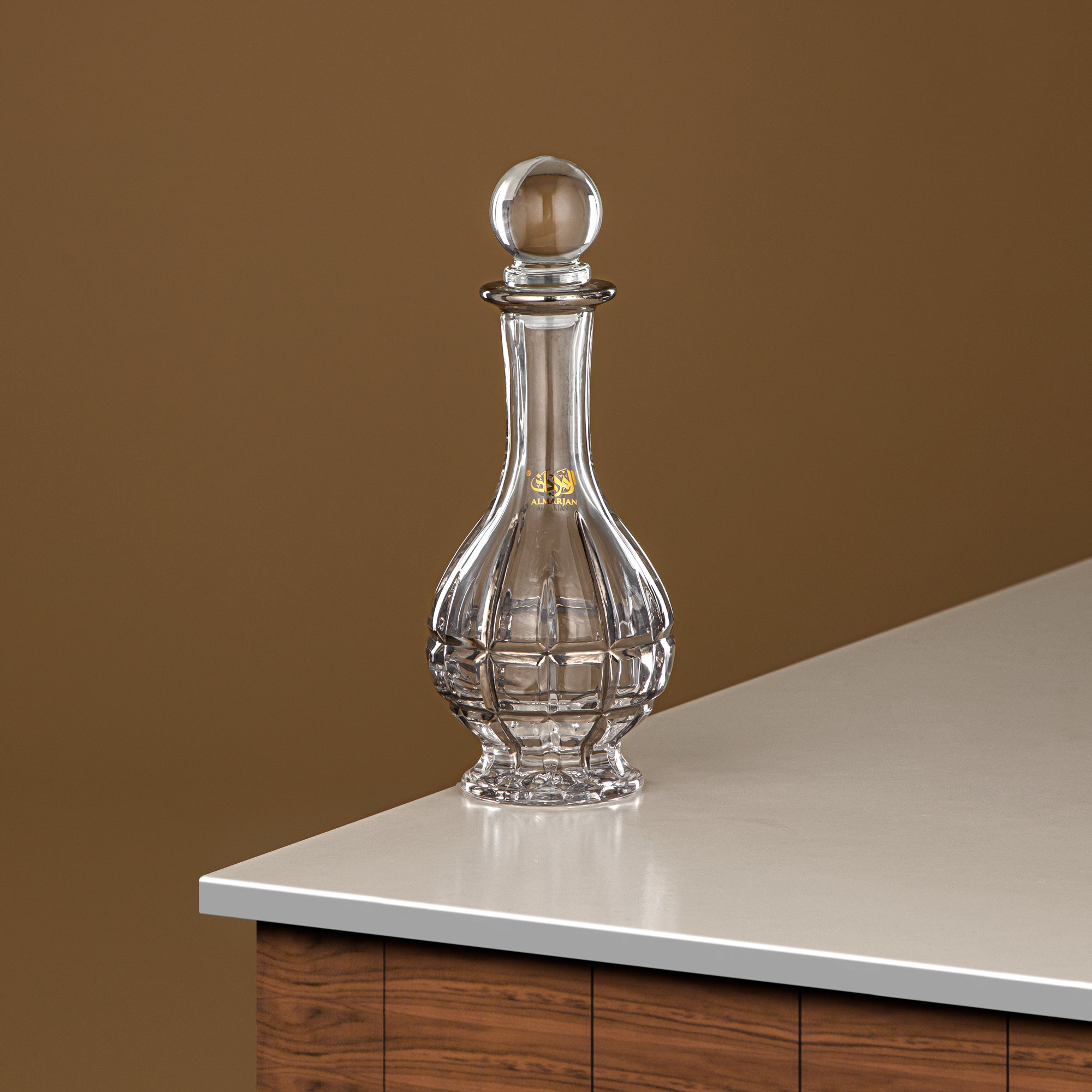 زجاجة عطر المرجان 200 مل (VR-D21-5-Silver) - زجاج بمقبض بجعة | مجموعة البجعة