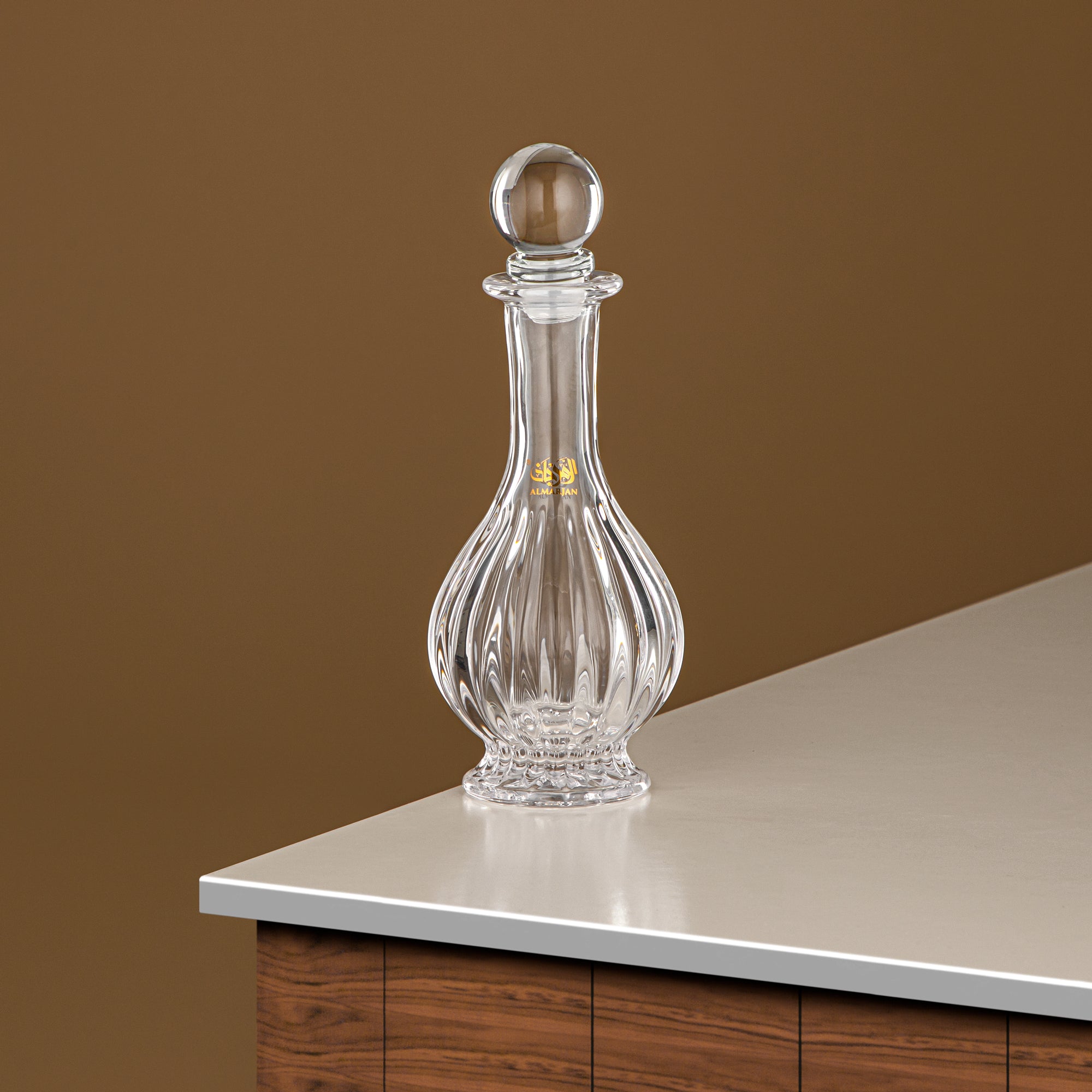 زجاجة عطر المرجان 200 مل (VR-D22-5-Clear) - زجاج بمقبض بجعة | مجموعة البجعة