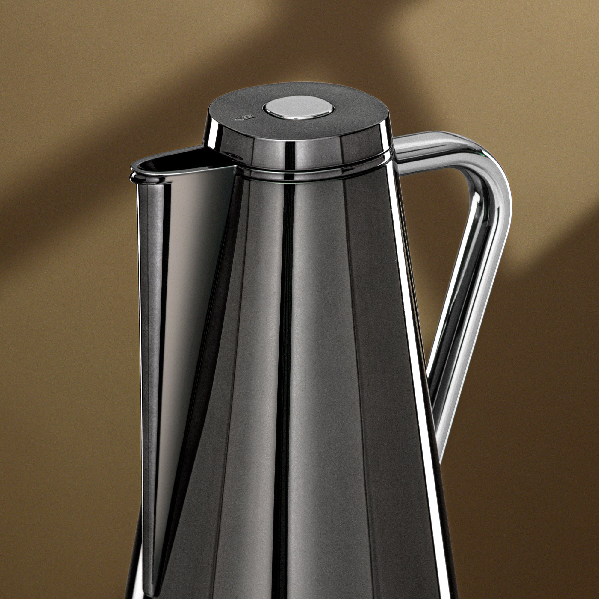 Almarjan Vacuum Flask Set 0.7L + 1L Gun Black & Silver