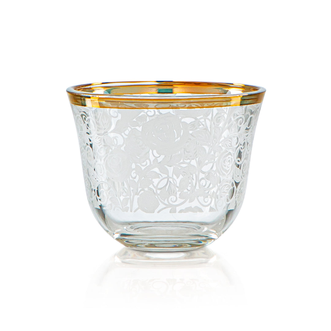 Tasse Cawa en verre Almarjan 50 ML - 1013B-WRT