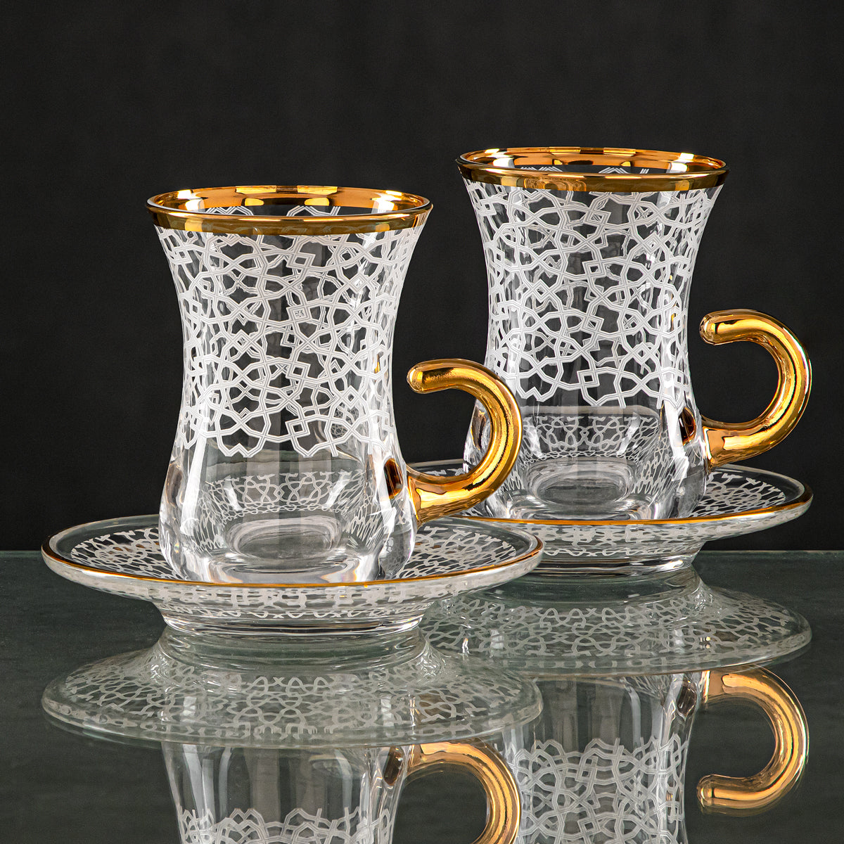 Tasse à thé en verre Almarjan 120 ML - 1024BJ-0001P-HEX