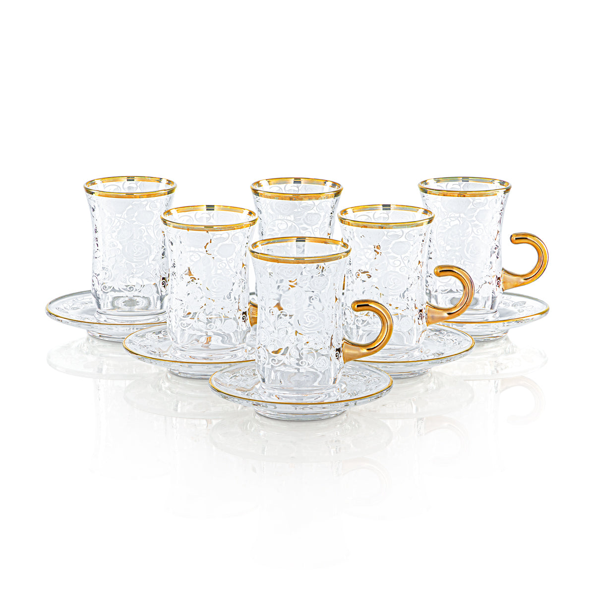 Tasse à thé en verre Almarjan 120 ML - 1043BJ-0001P-WRT