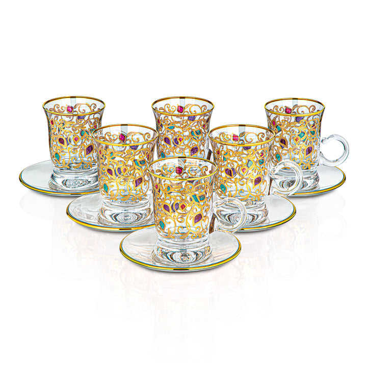 Ensemble de 6 tasses à thé en verre Combi - G977Z-35/11