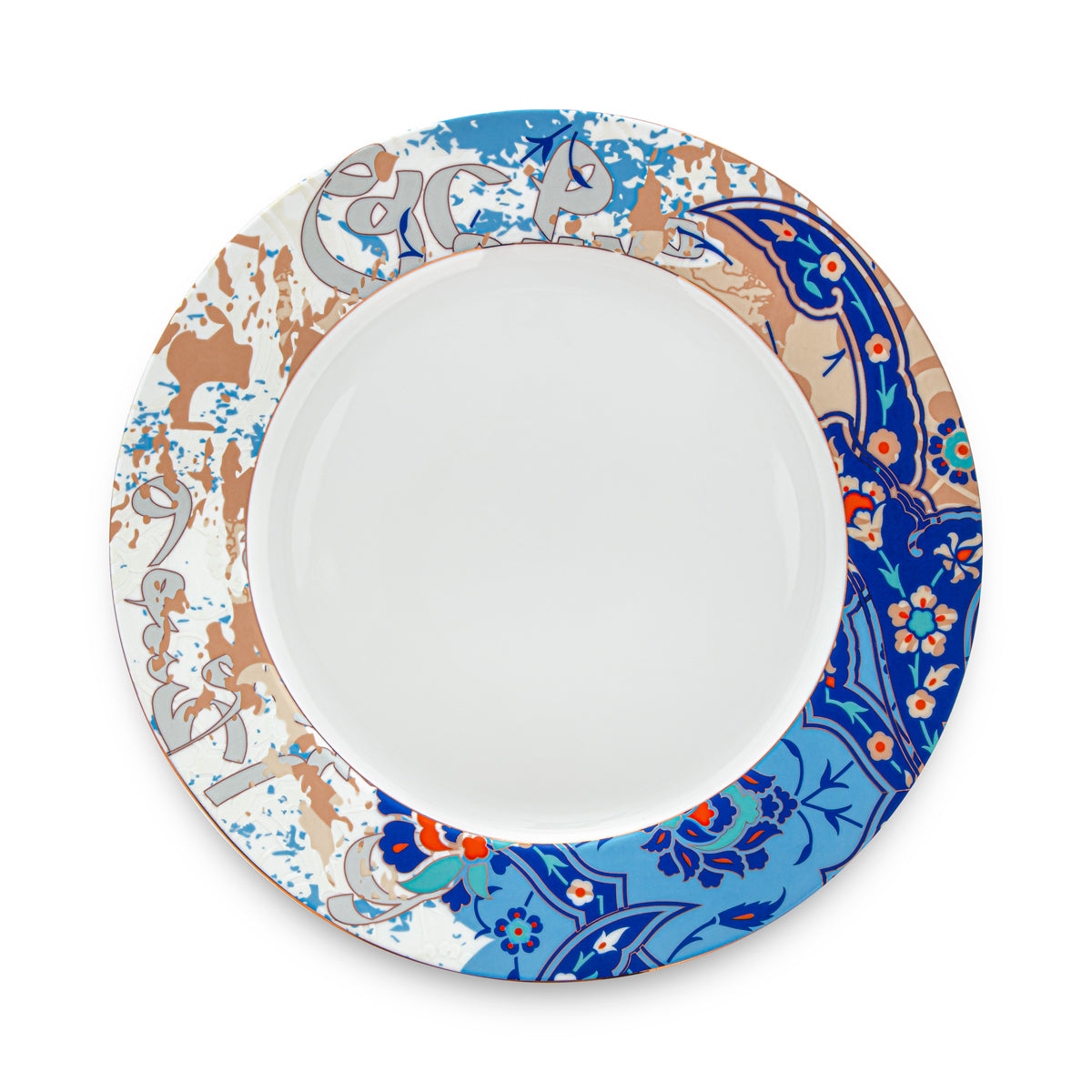 Almarjan 6 Pieces Fonon Collection 10.5 Inches Dinner Plate - 3585