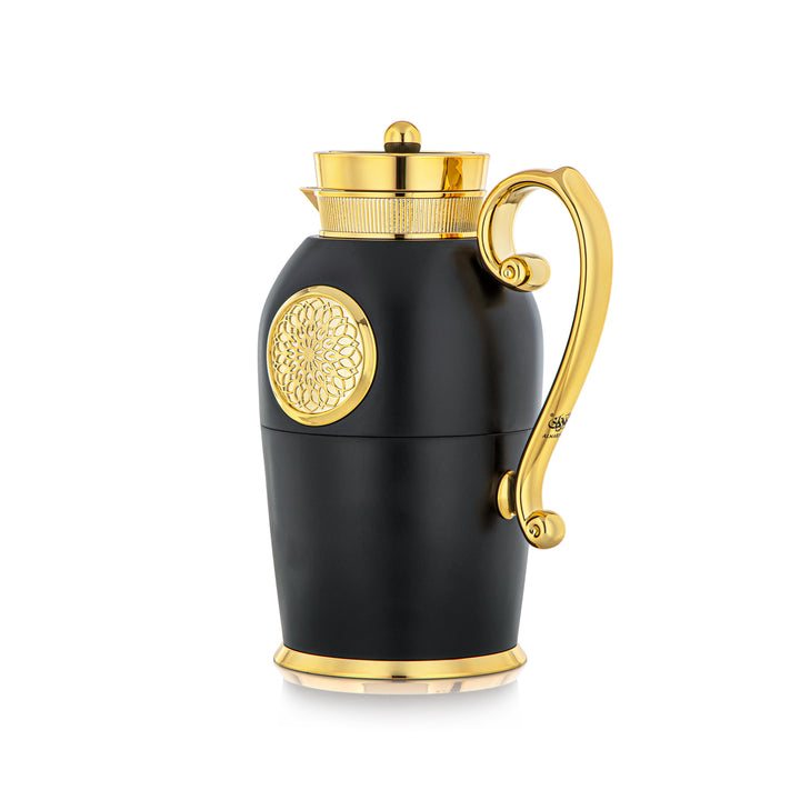 Almarjan 2 Pieces Vacuum Flask Set Black & Gold - SM-2C129-070/100 B/G