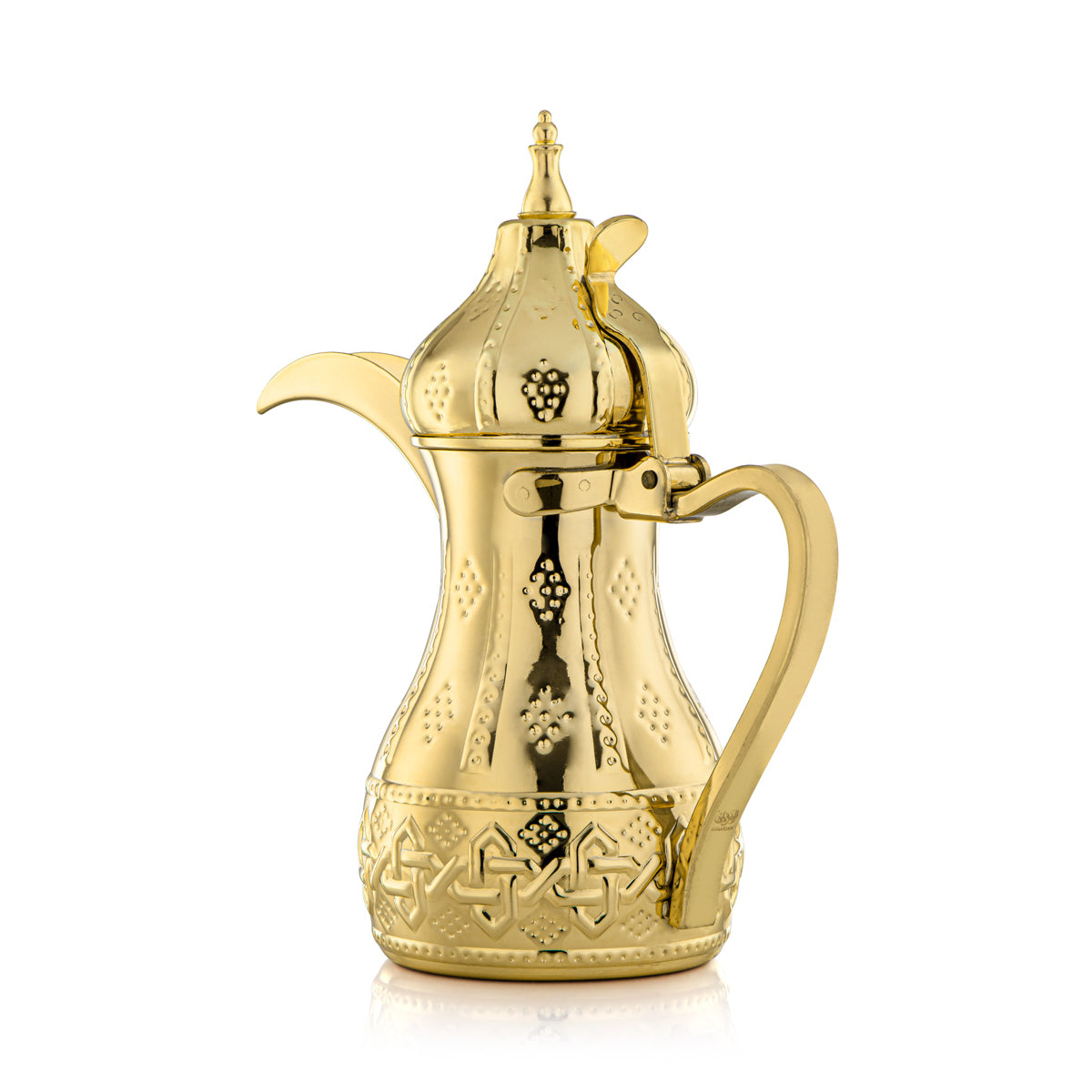 Almarjan 1.5 Liter Sahara Collection Stainless Steel Dallah Gold - STS0010978