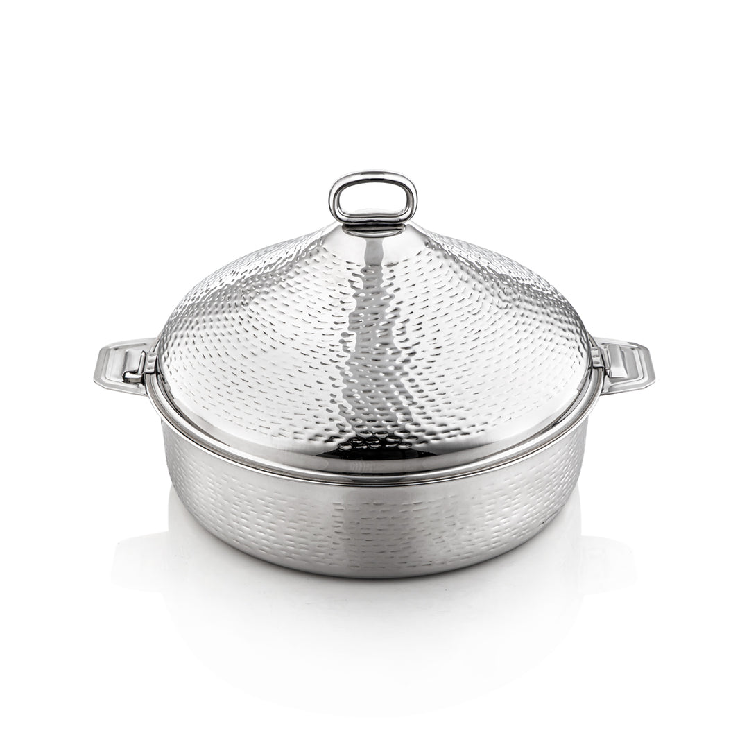 Almarjan 35 CM Collection Abeer Marmite Inox Argenté - Serrure H21M53