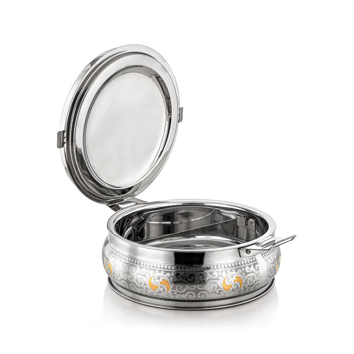 Almarjan 30 CM Maha Collection Marmite Inox Argent &amp; Or - H23EPG16HG