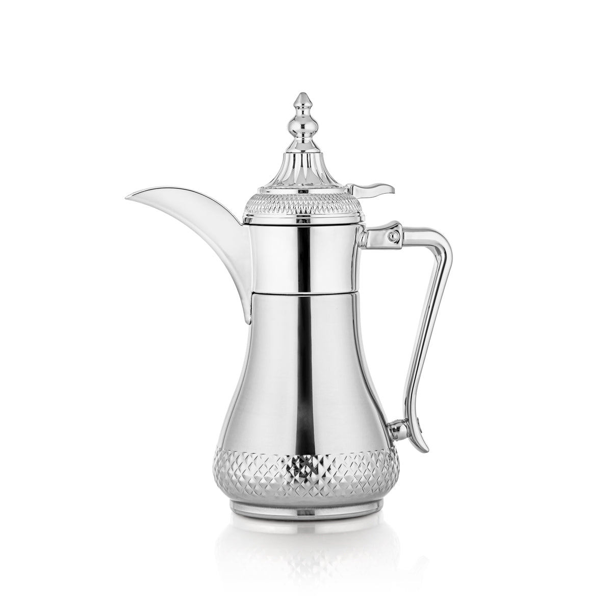 Almarjan 0.35 Liter Stainless Steel Vacuum Dallah Silver - SWD/D-035-CR