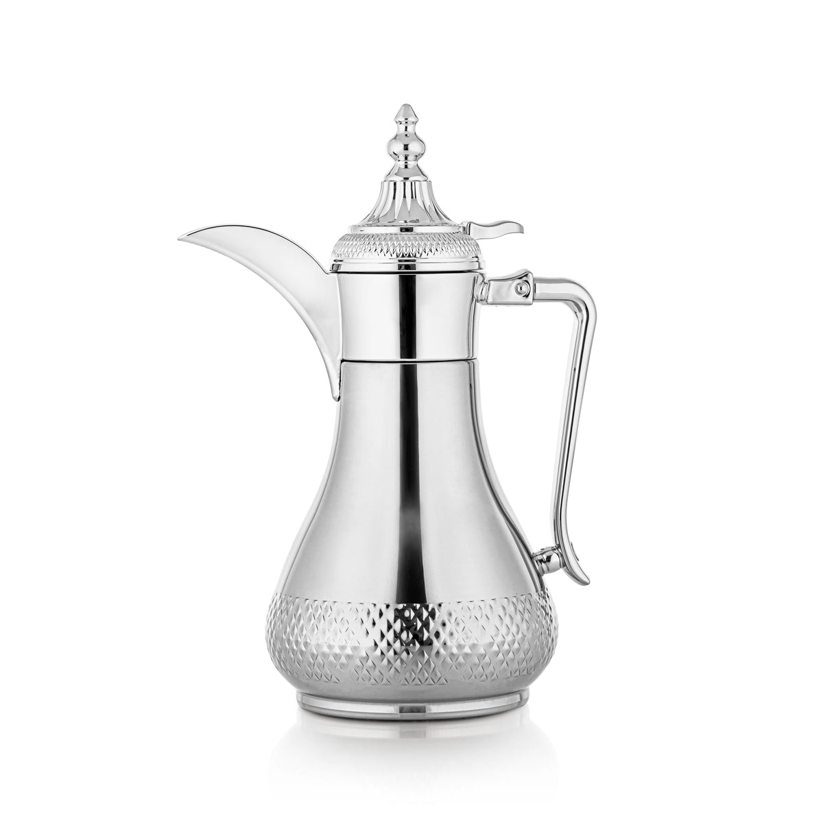 Almarjan 0.6 Liter Stainless Steel Vacuum Dallah Silver - SWD/D-060-CR